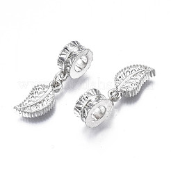Rack Plating Alloy European Dangle Charms Enamel Settings&nbsp;MPDL-N039-037
