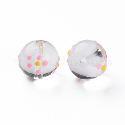 Transparent Glass Enamel Beads&nbsp;GLAA-N049-018