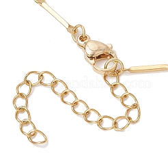 304 Stainless Steel Cuboid Bar Link Chain Anklets for Women&nbsp;AJEW-AN00660