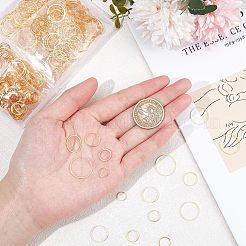 Brass Linking Rings&nbsp;KK-FH0001-39