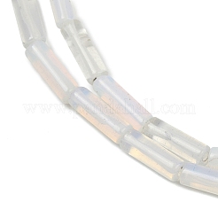 オパールビーズ連売り  チューブ  12~13x4~4.5mm  穴：1mm  約31個/連  15.67''（39.8センチメートル）&nbsp;G-G202-B01-01