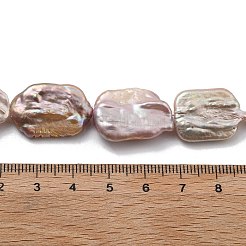 Natural Baroque Keshi Pearl Beads Strands&nbsp;PEAR-P064-01F-05C