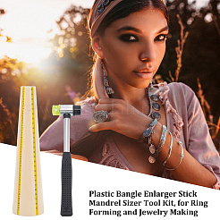 Plastic Bangle Enlarger Stick Mandrel Sizer Tool Kit&nbsp;TOOL--WH0155-144B