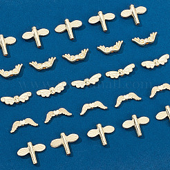 80Pcs 4 Style Rack Plating Alloy Beads&nbsp;FIND-CA0004-37