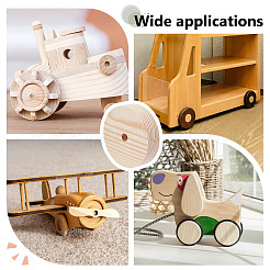 Wood Wheel&nbsp;DIY-WH0591-512