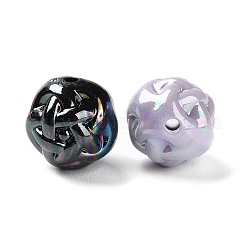 UV Plating Rainbow Iridescent Acrylic Beads&nbsp;SACR-A006-08A