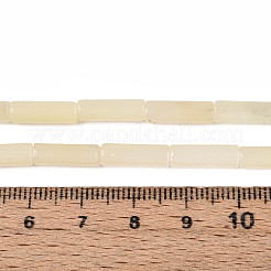 天然な白アフリカオパールビーズ連売り  コラム  5~13x4mm  穴：1mm  約29~30個/連  14.96~15.16''（38~38.5センチメートル）&nbsp;G-T141-72A