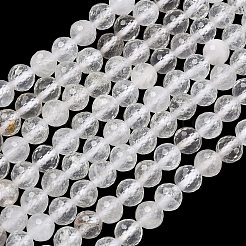 Natural Quartz Crystal Beads Strands&nbsp;G-Z164-B02-6mm