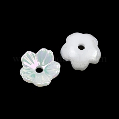 UV Plating Opaque Acrylic Bead Cap&nbsp;OACR-K001-45A