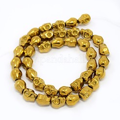 Electroplate Non-magnetic Synthetic Hematite Beads Strands&nbsp;G-J180-04