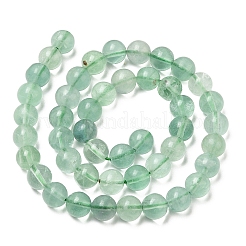 Natural Green Fluorite Beads Strands&nbsp;G-K340-A03-02