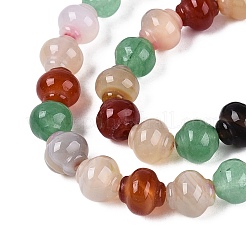 Dyed & Heated Natural Agate Beads Strands&nbsp;G-N359-10A-01