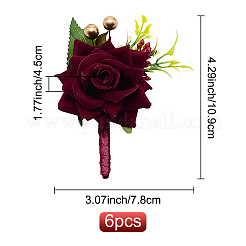 Silk Brooch&nbsp;AJEW-WH0240-16