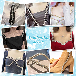 1 Yard Glass Rhinestone Chains&nbsp;DIY-WH0061-027G