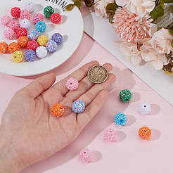 60Pcs 10 Colors Opaque Acrylic Beads&nbsp;OACR-GO0001-06