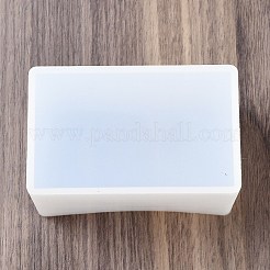DIY シリコーン ディスプレイ金型  レジン型  長方形  ホワイト  107x67mm  高差62mm&nbsp;DIY-U005-04B