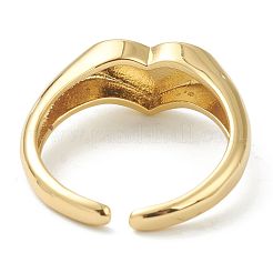 Brass Cuff Rings&nbsp;RJEW-G013-05G