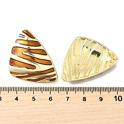 Alloy Enamel Stud Earrings&nbsp;EJEW-V010-01G-02