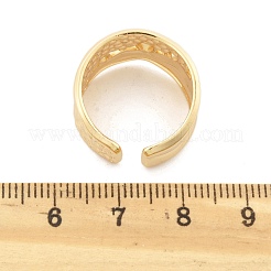 Brass Cuff Rings for Women&nbsp;RJEW-B119-06G