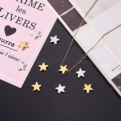 チベット風合金ビーズ  スター  ミックスカラー  12x13.5x4mm  穴：1.5mm  60個/カラー  120個/箱&nbsp;PH-TIBEB-G010-02
