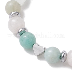 Gemstone Braided Bead Bracelets for Women Girl&nbsp;BJEW-JB11140