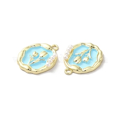 Alloy Enamel Pandants&nbsp;ENAM-K067-083G-01
