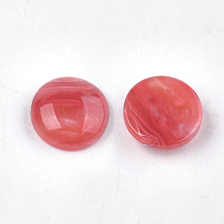 樹脂カボション  天然石風  ドーム/ハーフラウンド  ミックスカラー  12x5mm&nbsp;X-CRES-S363-04D-M