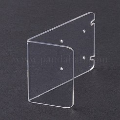 アクリルイヤリングスタンドディスプレイ  L字型  透明  3.6x4.95x7cm&nbsp;EDIS-F005-03B