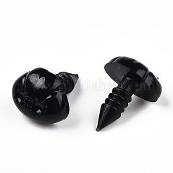 樹脂鼻工芸品  diyの人形のおもちゃアクセサリー  ブラック  12x15x17.5mm&nbsp;RESI-TAC0018-21B