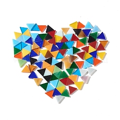 Triangle Mosaic Tiles Glass Cabochons&nbsp;DIY-P045-09