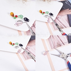 アクセサリー工具ニッパー/ヤットコ  ＃50鋼（高炭素鋼）丸型ペンチ  ミッドナイトブルー  125x85mm&nbsp;TOOL-D029-13