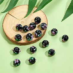 20Pcs Handmade Lampwork Bumpy Beads&nbsp;LAMP-SZ0001-52C