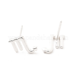 925 Sterling Silver Stud Earrings&nbsp;EJEW-K303-01S-08