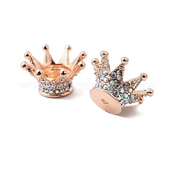 Alloy Rhinestone Crown Beads&nbsp;FIND-NH0001-19RG