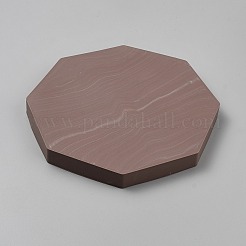 シリコン収納トレイ  化粧品ジュエリーオーガナイザー  八角形  183x183x18mm&nbsp;AJEW-WH20067-109B-03