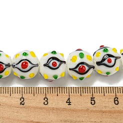Handmade Lampwork Beads Strands&nbsp;LAMP-N025-05G