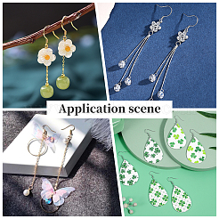 200Pcs 304 Stainless Steel Stud Earring Hooks and 200Pcs Jump Rings&nbsp;STAS-UN0034-93