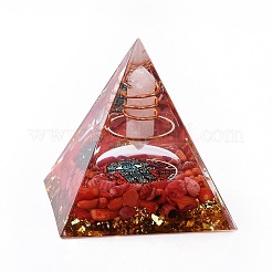 Resin Orgonite Pyramid Home Display Decorations&nbsp;LS-G-PW0004-56A-02
