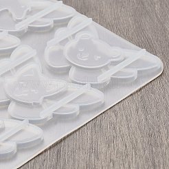 蝶の DIY シリコンモールド  デコレーションメイキング  レジン型  UVレジン用  エポキシ樹脂ジュエリー作り  ホワイト  135x128x6mm  内径：40x60mm&nbsp;SIMO-H018-01B