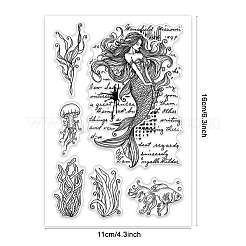 PVC Plastic Clear Stamps&nbsp;DIY-WH0631-0603