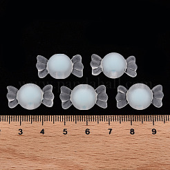 透明なアクリルビーズ  艶消し  二層ビーズ  キャンディ  ライトブルー  11.5x21.5x11.5mm  穴：2.5mm  約314個/400g&nbsp;LS-TACR-S152-13C-A07