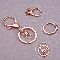 Iron Alloy Lobster Claw Clasp Keychains&nbsp;KEYC-PH0001-05