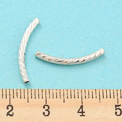 925 Sterling Silver Tube Beads&nbsp;STER-Q191-01A-S