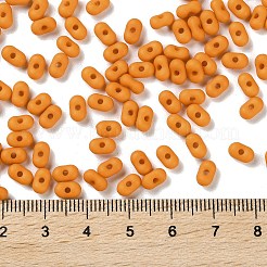不透明なアクリルビーズ  ピーナッツ  ダークチソウ  6.5x4x3mm  穴：1.4mm  約6883個/348g&nbsp;LS-MACR-L005-06C