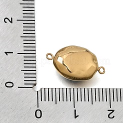 304ステンレススチールリンク  イオンプレーティング（ip）  オーバル  ゴールドカラー  イオンプレーティング（ip）  長持ちメッキ  ミックスカラー  17x10x6mm  穴：1mm&nbsp;SA-CBADCF0-06G