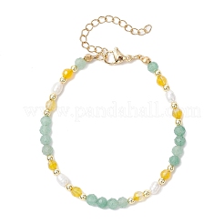 Natural Green Aventurine Beaded Bracelets&nbsp;BJEW-JB11763-04