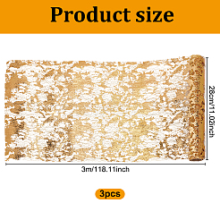 Gold Foil Polyester Mesh Tablecloth&nbsp;AJEW-WH0348-474