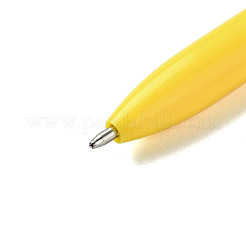 プラスチック製のビーズのペン  ボールペン  DIYの個性的ペン用  きいろ  161x10mm&nbsp;DIY-Q036-01F