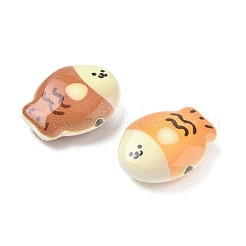 Baking Paint Alloy Beads&nbsp;AL-CBABBA2-01B