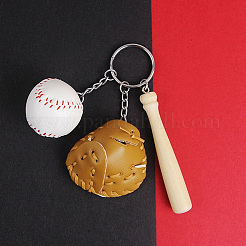 1Pc PU Leather Keychain&nbsp;AJEW-CL0001-08B